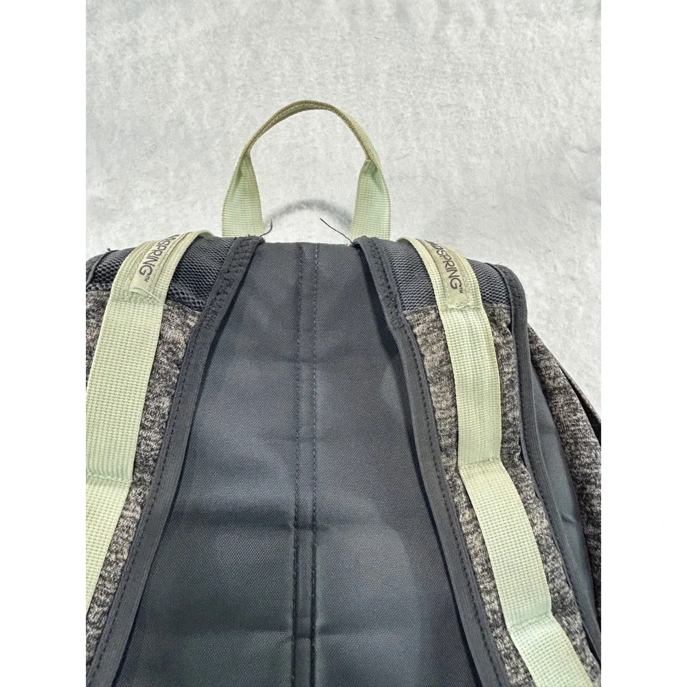 Adidas LoadSpring Backpack Gray Heather Charcoal School Travel Bag Free Shipping